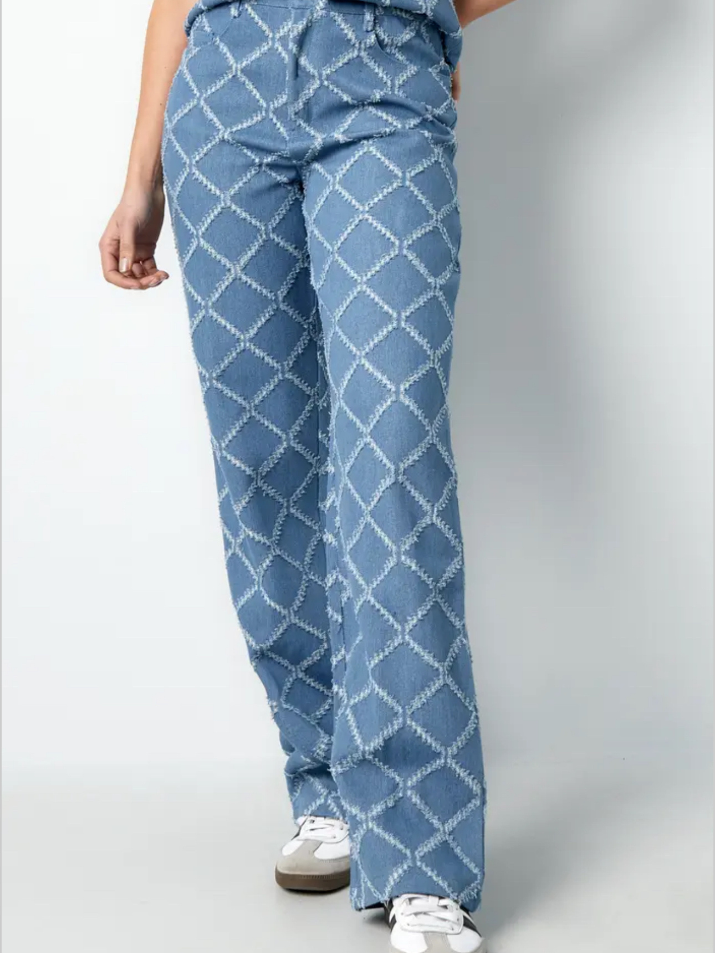 Grids of Greace Jeans