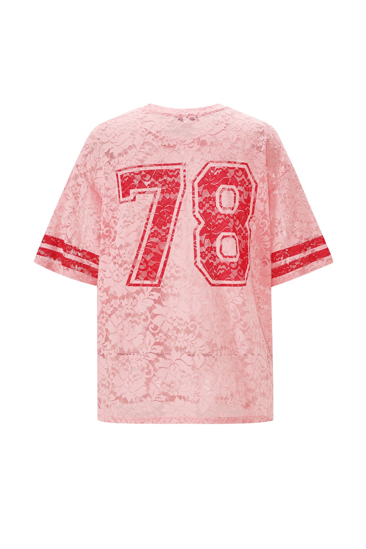 Kant Amerikaanse T-shirts - Roze