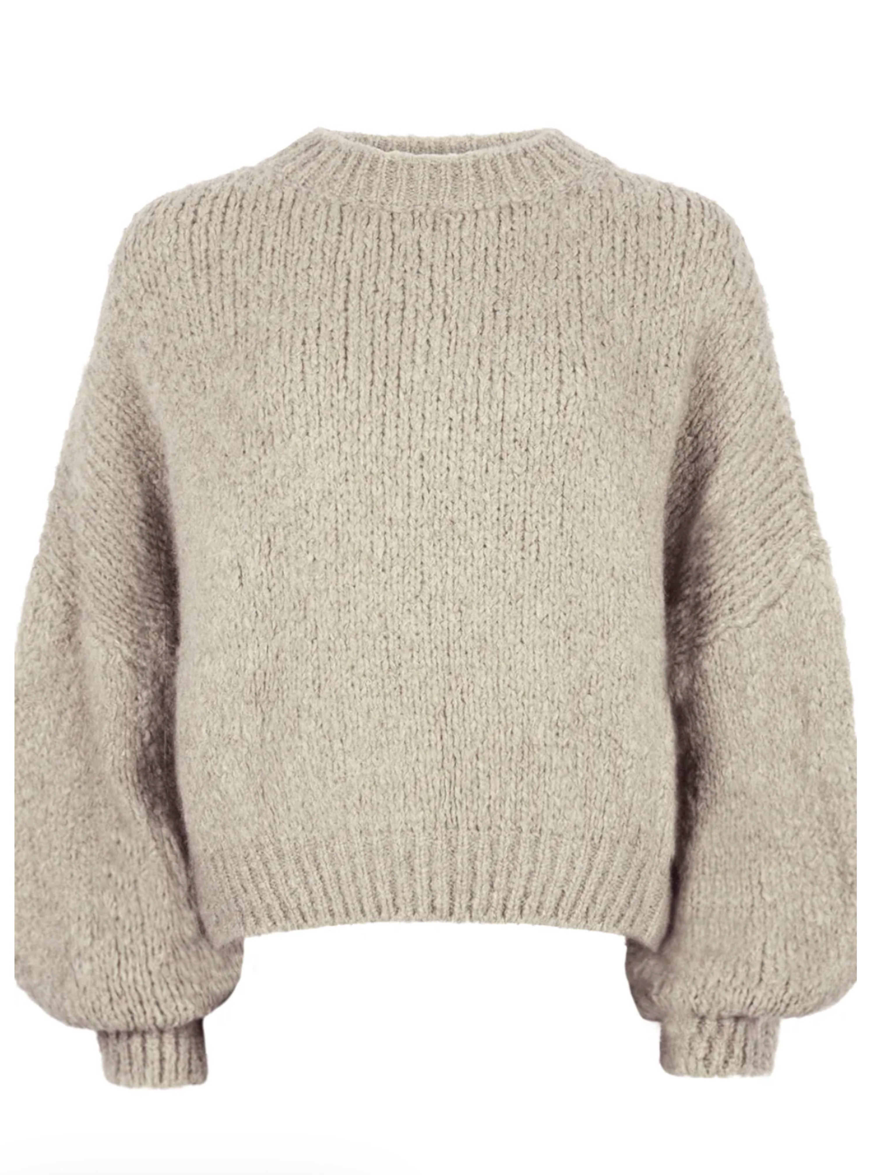 Livia beige oversized trui