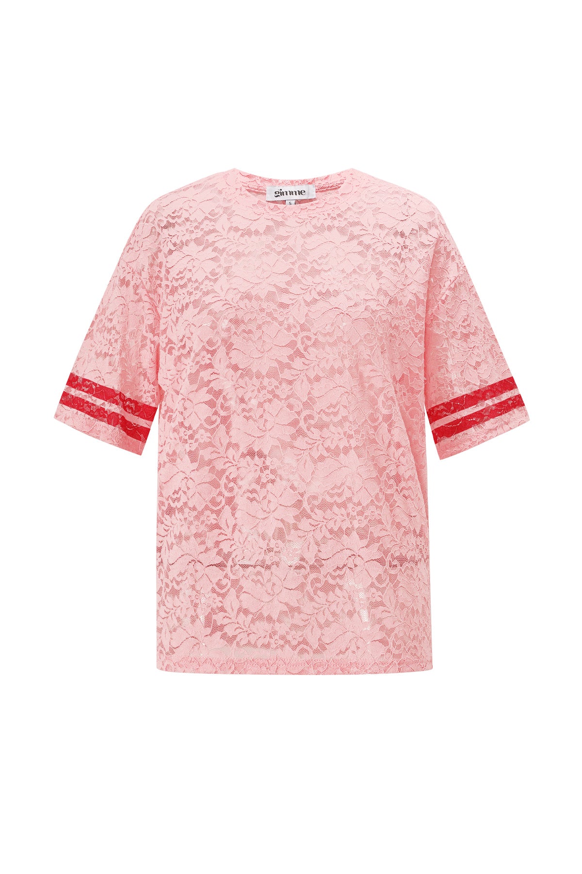 Kant Amerikaanse T-shirts - Roze