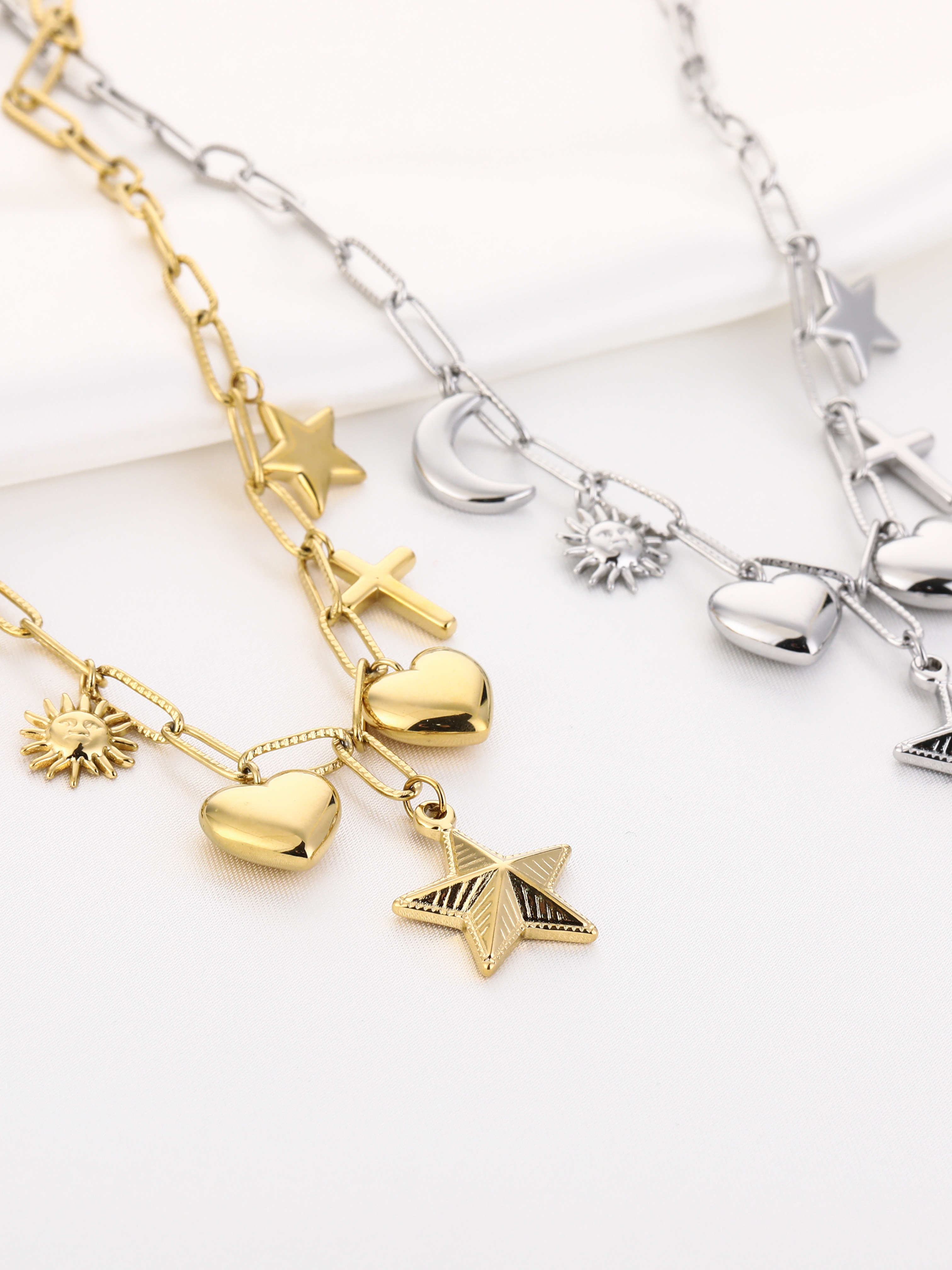 Gouden bedelketting Anne