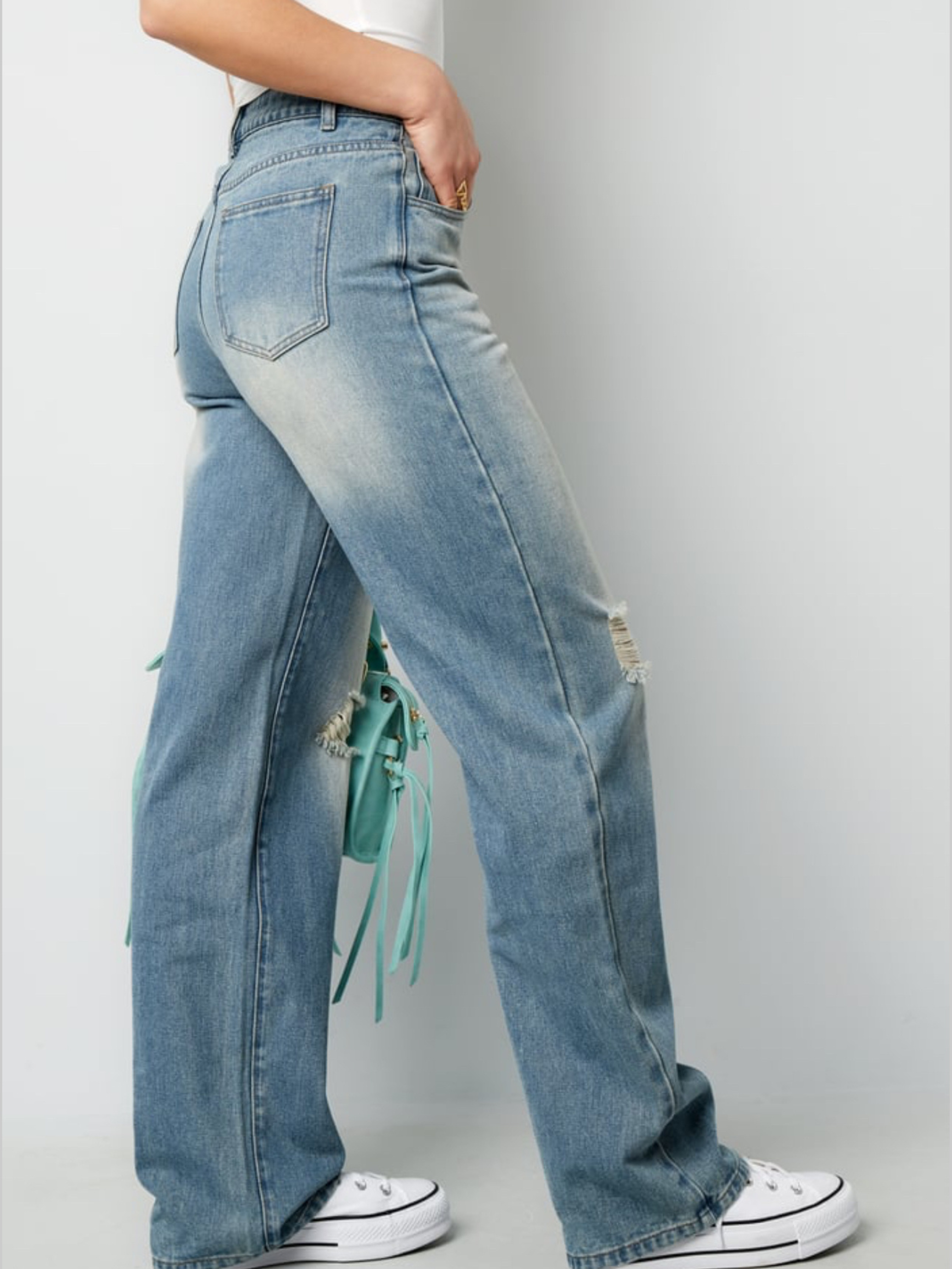 Jeans Wildblauw- Blauw
