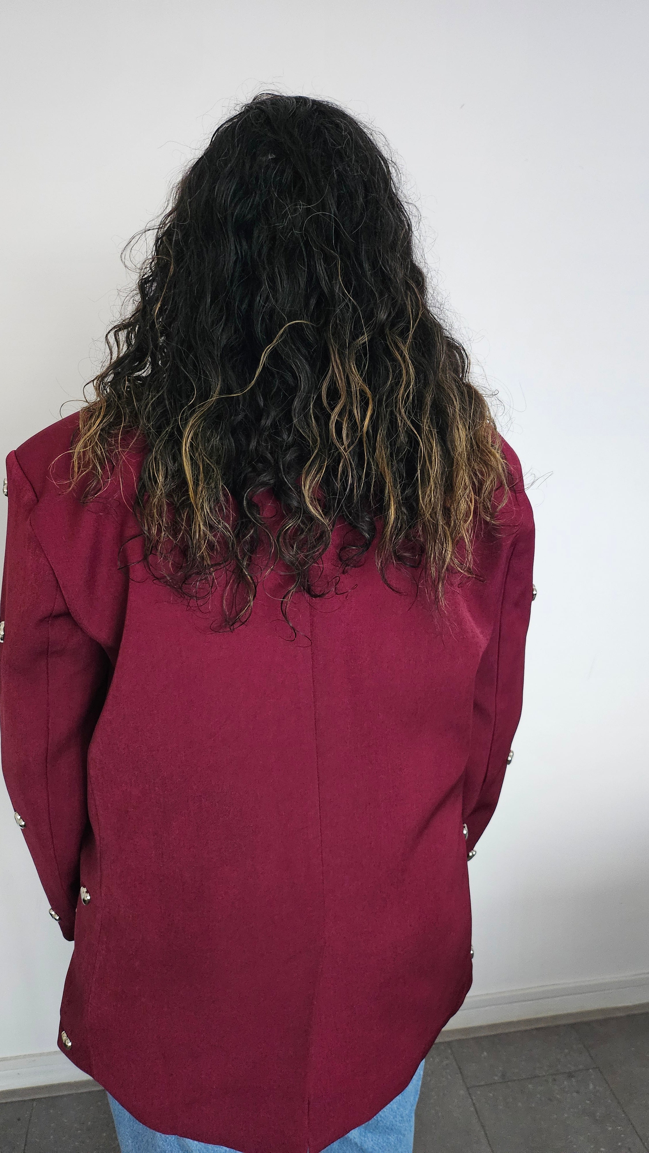 Milou blazer Bordeaux rood