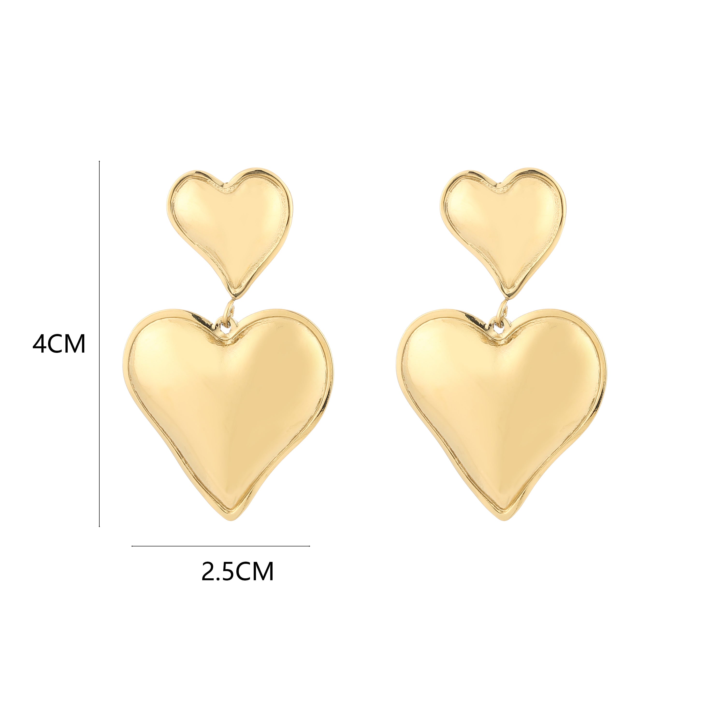 Hartjes oorbellen Kim