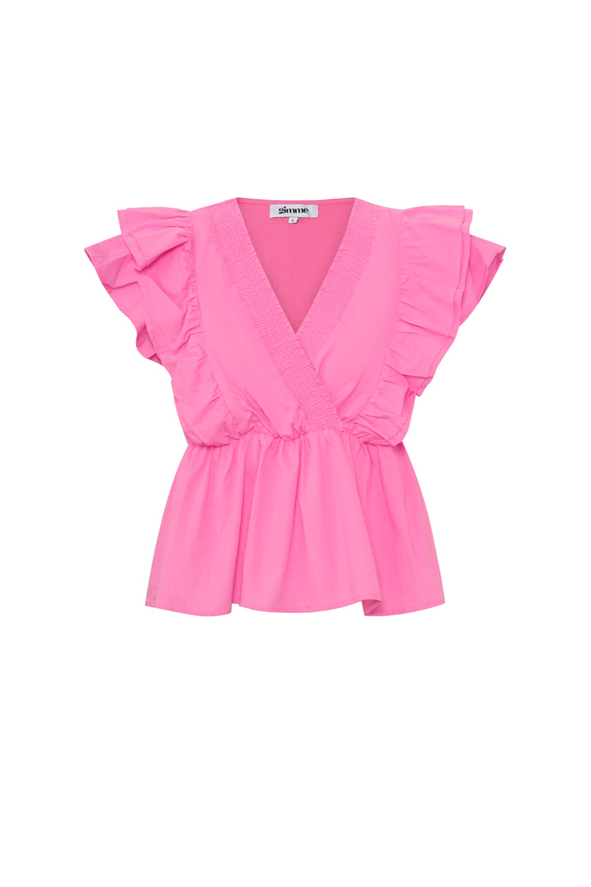 Vlinder top roze