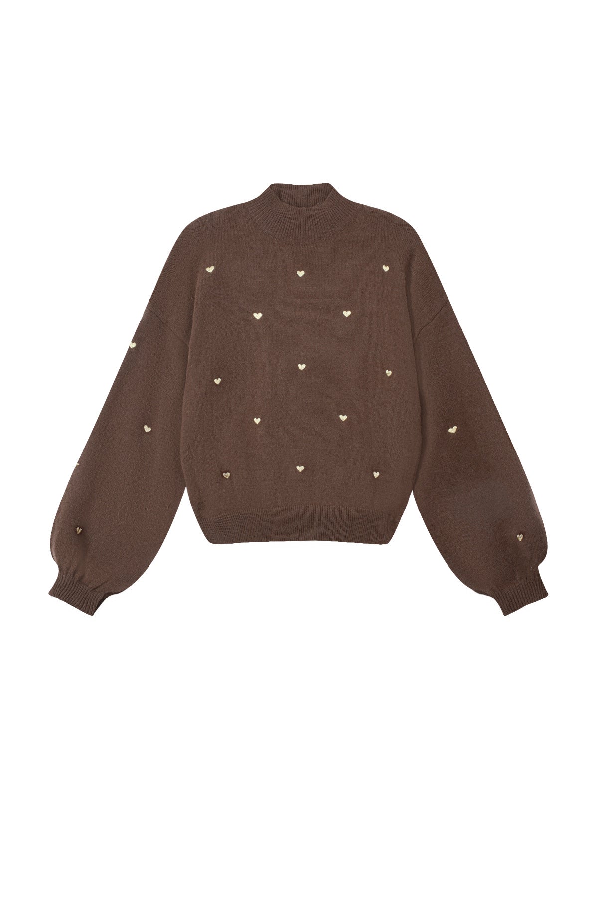 Sweetheart Charm trui bruin