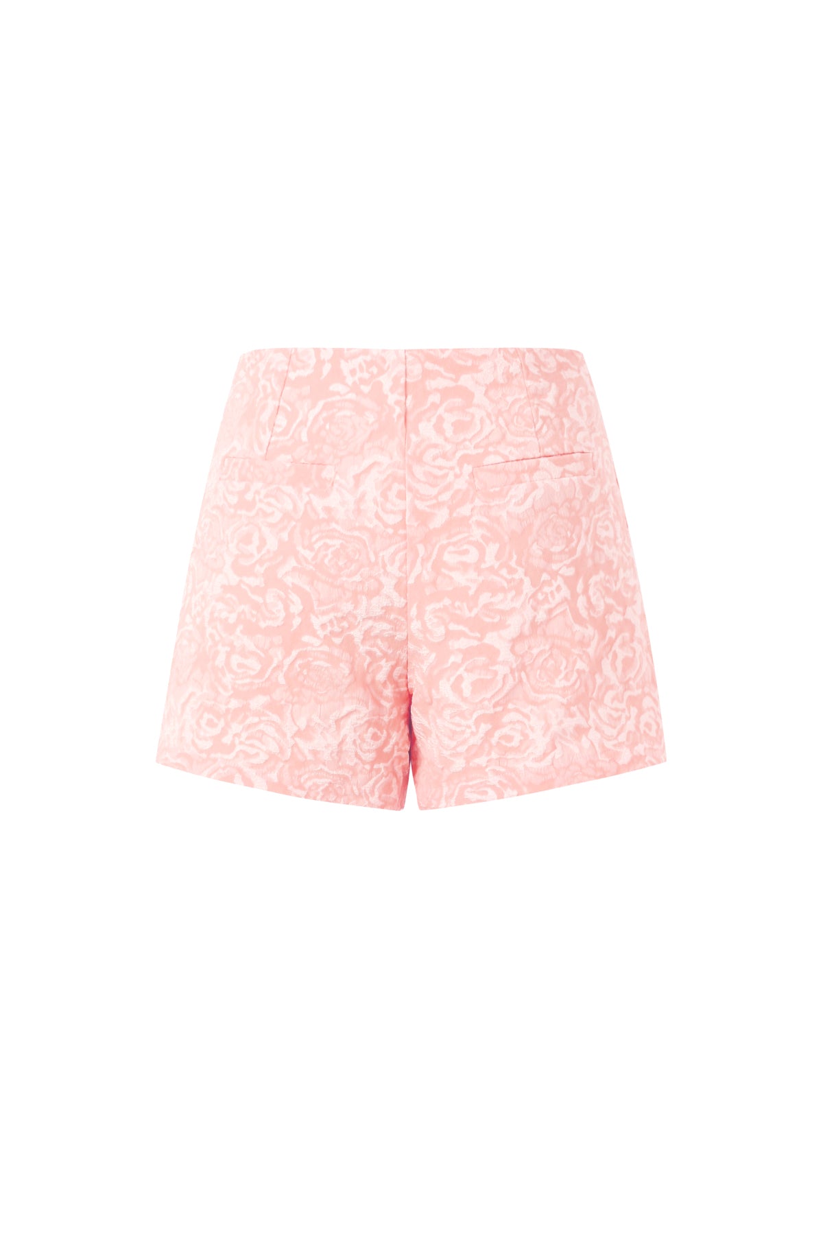 Licht Roze bloemenprint short