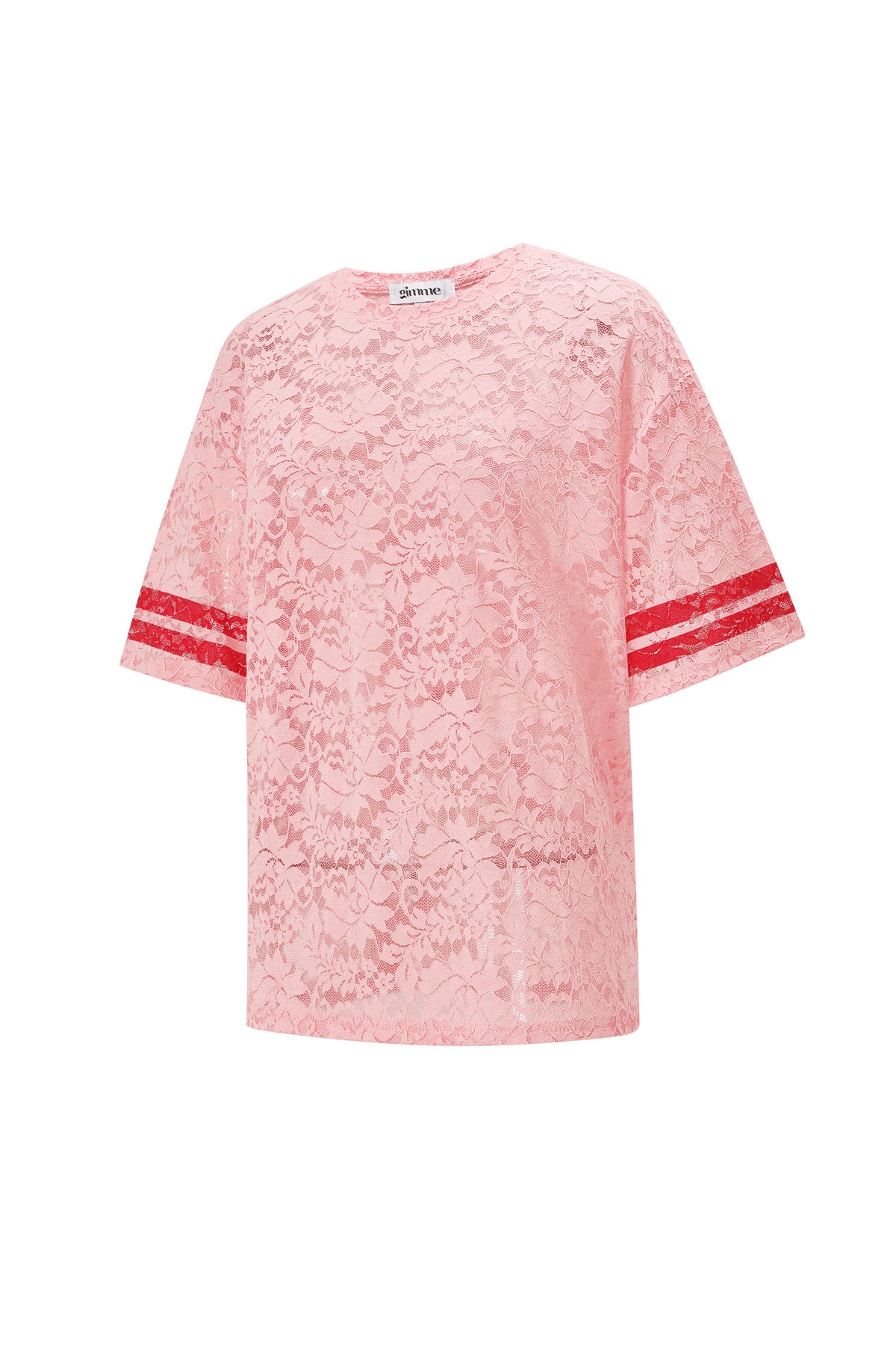 Kant Amerikaanse T-shirts - Roze